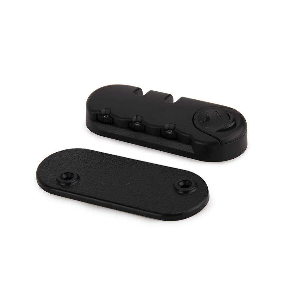 Candados para maletas, Juego de un par S093# tipo negro reemplazo bloqueo contraseña for maleta caja varilla tracción maletero DIY