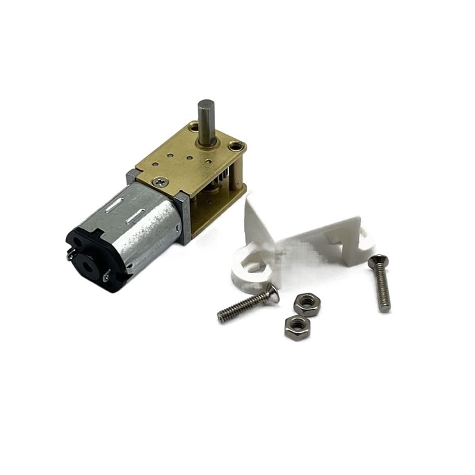 Elektrowerkzeuge Getriebemotor Schneckengetriebe 1218-N20 Untersetzungsmotor, Micro 3V6V12V Smart Car Robot DC-Getriebemotor mit niedriger Drehzahl und Halterung, elektrisches Zubehör (Size : 12V136R