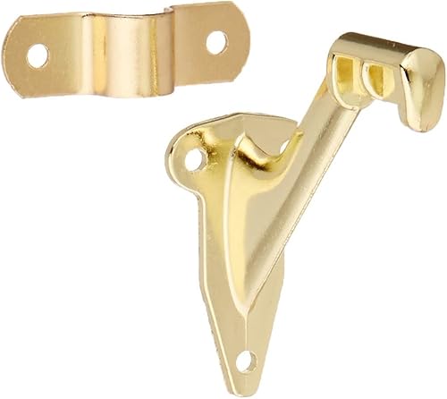 N830-131 830131 - Soporte para pasamanos, latón pulido, 3 unidades