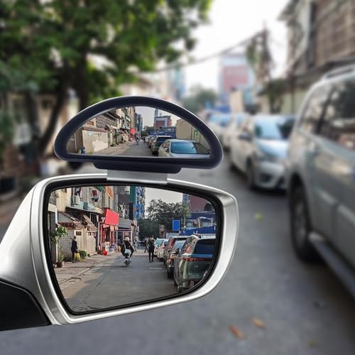 Image of Blind Spot Mirror Adjustable 360 Degree Car Side Mirror, HD Glass Rear View Mirror Exterior Accessories for Car SUV Frame Thickness Less than 5MM