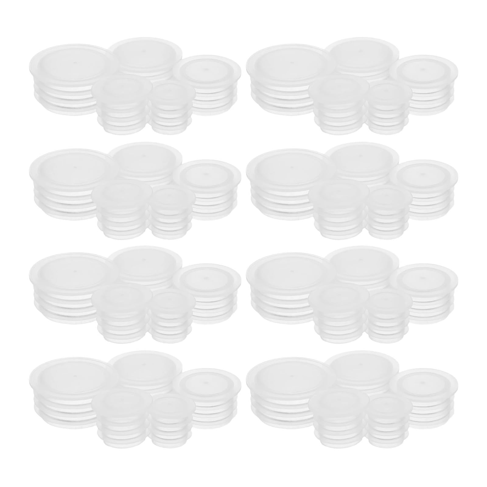 Ersatzstopfen für Flaschendeckel, 100 Stück, Verschluss für Flaschenköpfe, Blumentöpfe, transparent, Ersatzstopfen, Flaschen-Endkappen