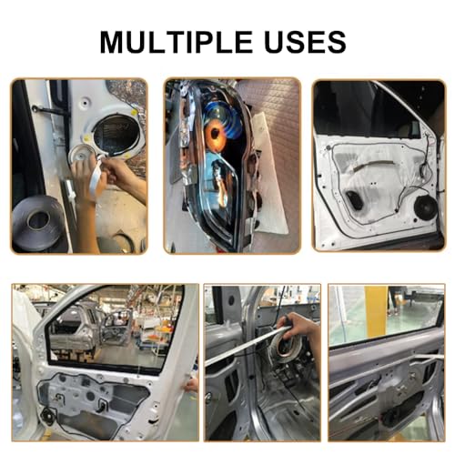 Image of 1 Roll Butyl sealant Tape-Butyl Tape-Butyl Tape rv-Promote Sealing Purpose, for Automotive (Car, RV, Marine) for Installing Car Part, Windows, Doors and Windshield etc - Black.