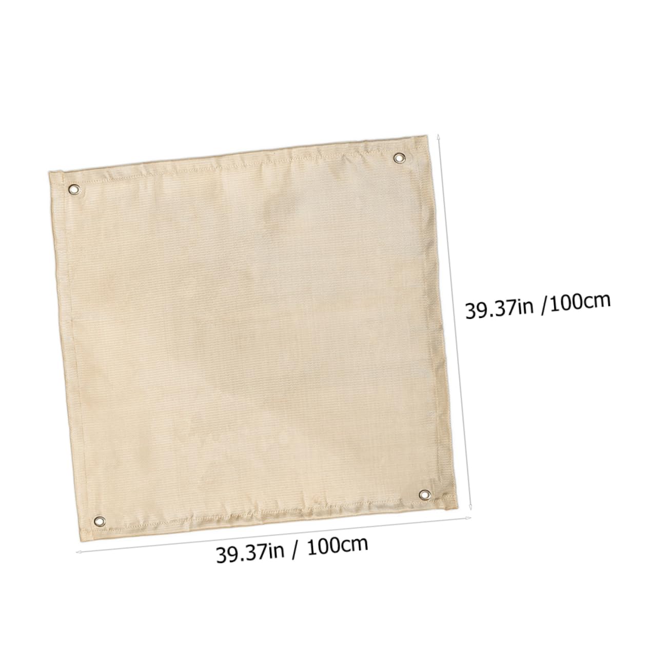 Mikikit Camping Protective Pad Heat Resistant Fireproof Mat Picnic Blanket Emergency Fire Blanket Fiberglass Material Compact Size