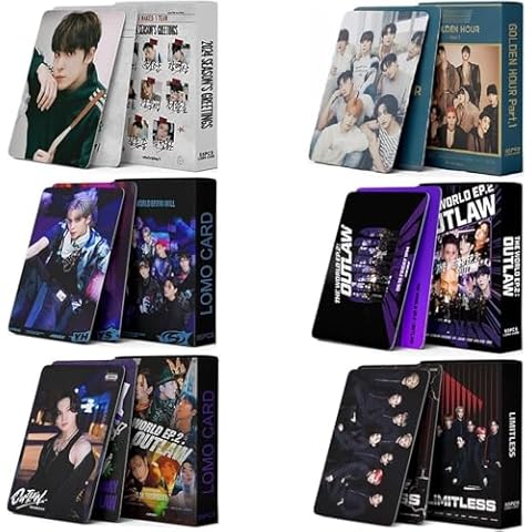 MeiYiYou 6Pack/330PCS A-NITEEZ Photocards,A-NITEEZ Lomo Cards Greeting Cards for Collection Cover