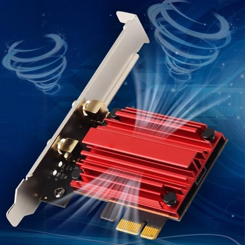Tarjeta WiFi AC1200 PCIe, receptor inalámbrico de doble banda 2.4G/5G, adaptador WiFi interno de alta velocidad para PC de escritorio miniatura 5