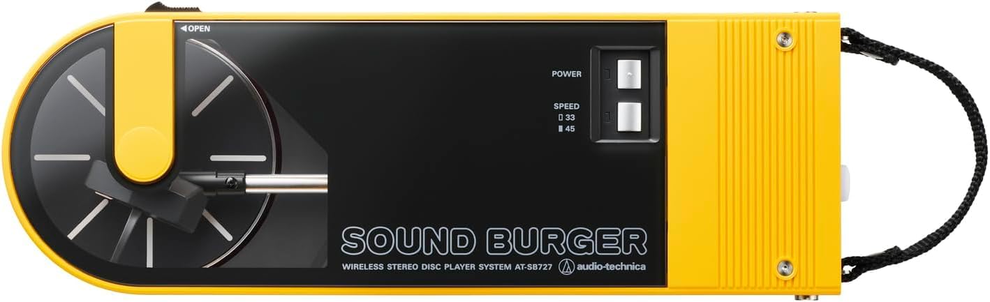 Audio-Technica AT-SB727YL Sound Burger - Platine Portable Bluetooth