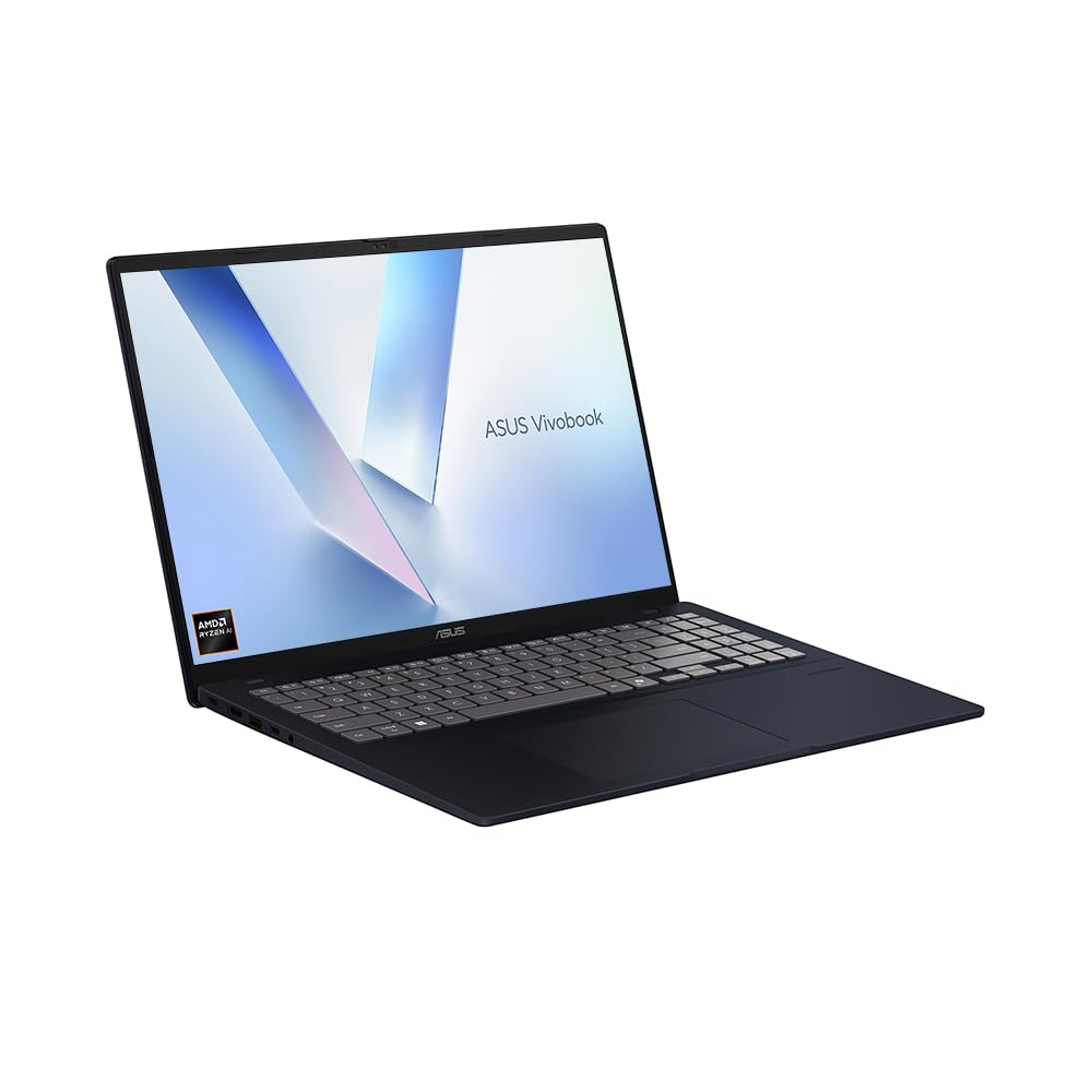 ASUS Vivobook 16 M1607KA laptop | 16.0-inch 16:10 WUXGA screen | Copilot+ PC | AMD Ryzen AI 7 350 | 16GB RAM | 1TB PCIe SSD | Windows 11 Home — view 2
