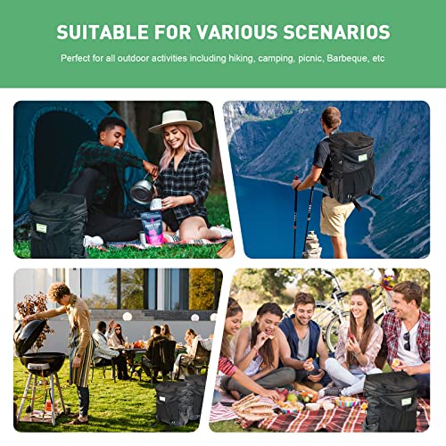 Hapili Cooler Backpack Insulated Leak Proof 60 Cans Cooler Bag, Large Capacity Lightweight，2 Insulated Comaprtments Thermal Bag Camping Hiking Beach Picnics Fishing For Men And Women #TOP6