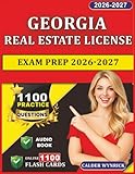 Georgia Real Estate License Exam Prep 2026-2027: 1100 Practice Questions with Detailed Explanations and Domains Coverage