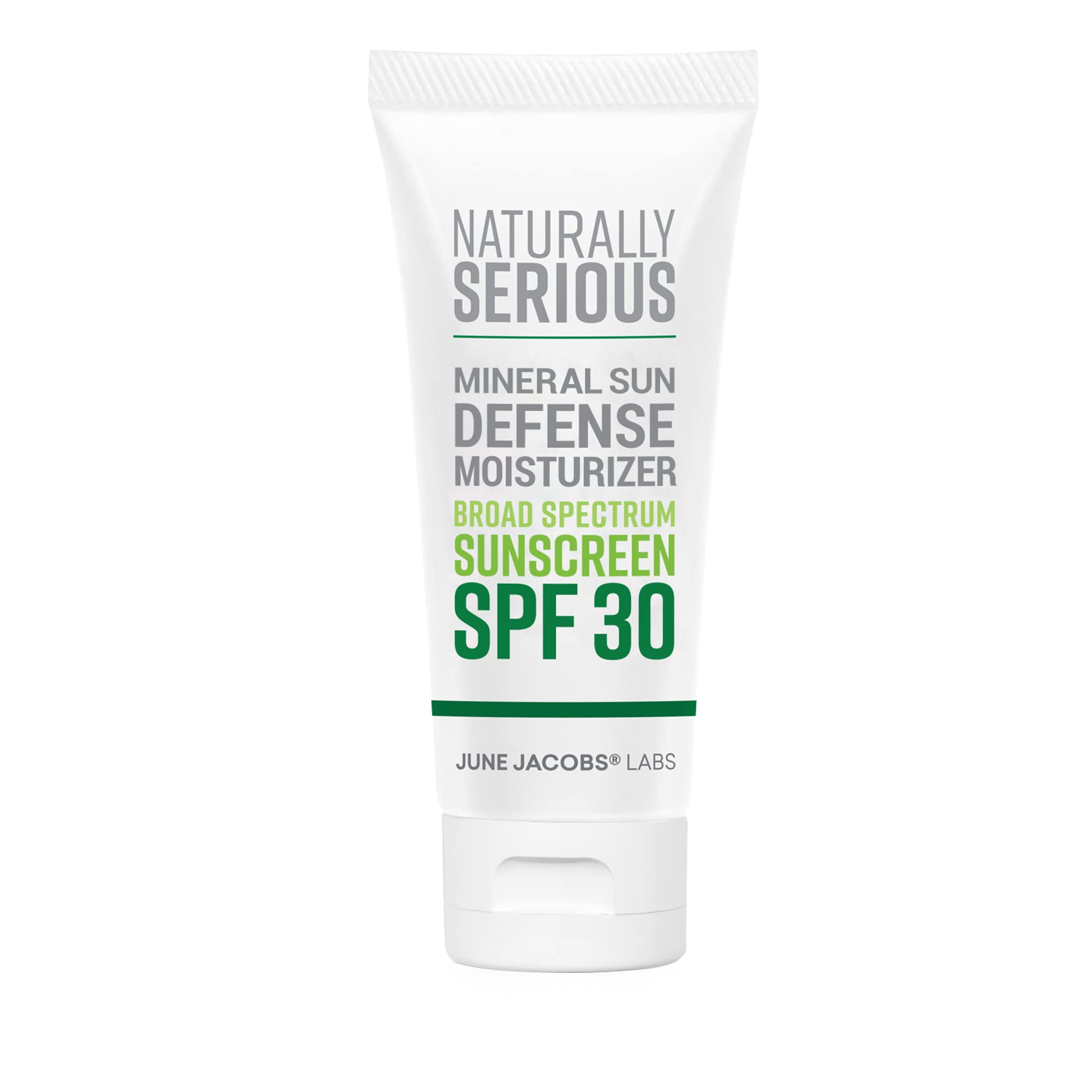 Naturally SeriousMineral Sun Defense Moisturizer Broad Spectrum Sunscreen SPF 30, Mineral Sunscreen SPF 30, Sunscreen Moisturizer For Face, Vegan Skincare, Cruelty-Free Skincare