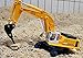 Happy Cherry Hydraulic Excavator H120E Hydraulic Hammer 1/87 Scale Diecast Model Toy Car