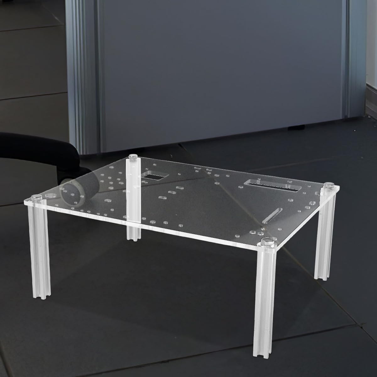 VOSAREA Staffa per Telaio Aperto PC Compatibile Matx, Custodia per Case da Banco Resistente e Stabile, Supporto Compatto per Test Componenti Hardware