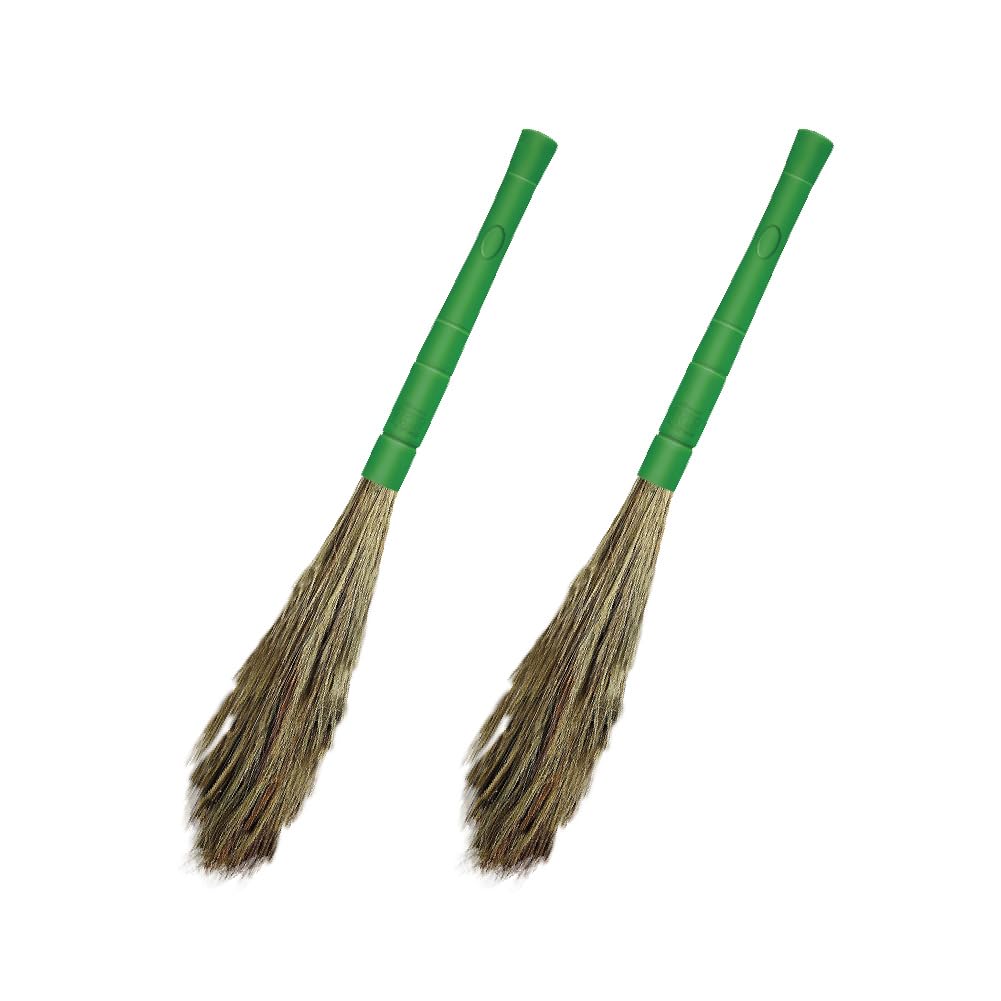 Good Home Supreme Grass Broom | No Dust Broom | Long Handle | Easy to Clean - Pack of 2-image-5