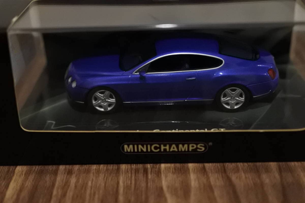 ミニチャンプス 1/43 ベントレー・コンチネンタル GT ブルーメタリック Amazon | □ PMA MINICHAMPSミニチャンプス 1/43 Bentley