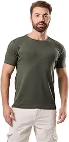 Camiseta Masculina Manga Curta VENZUS Tecido Premium Algodão com Elastano, Toque Macio, Caimento Perfeito e Conforto