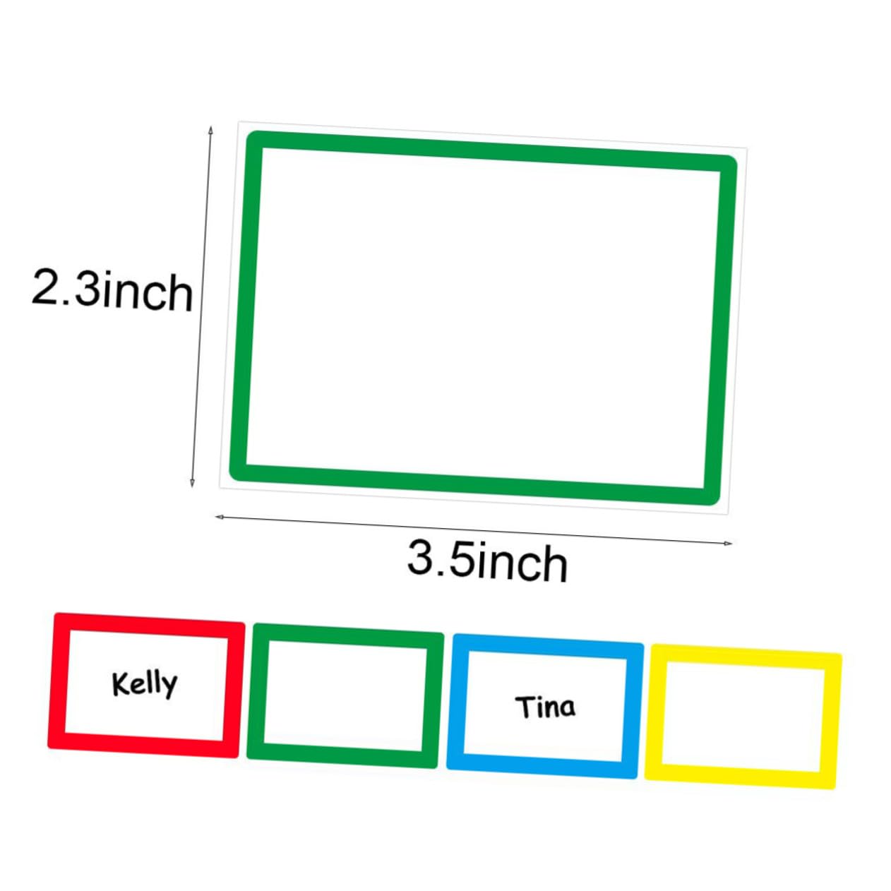 900 Pezzi Etichette Adesive Colorate Autoadesive per Nomi Prezzi e Organizzazione Casa Ufficio Scuola Resistenti e Facili da Scrivere