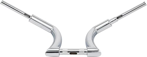 Miniatura 7 de TCT-MOTORPARTS Manillar Ape Hanger de 14 pulgadas de altura de 2 pulgadas apto para Harley Dyna Softail Wide Glide Street Bob FXDB 2006-2017 Touring