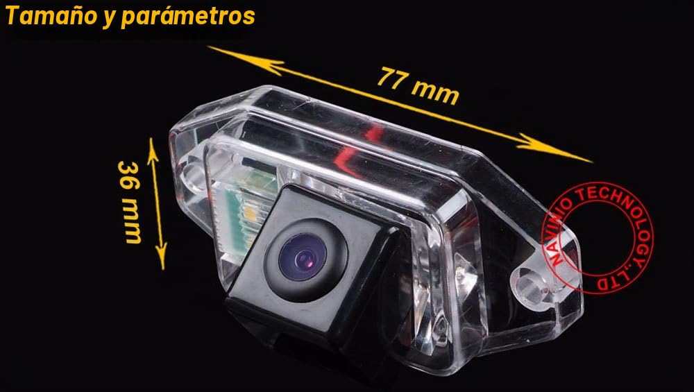 Cámara de visión posterior visión trasera impermeable imagen de la viruta cámara de visión trasera para Land Cruiser 120 Series Prado 2002-2009