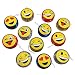 2" FLASHING EMOTICON EMOJI SMILE FACE YOYO ASSORTMENT 12 PACK, 1 DOZEN