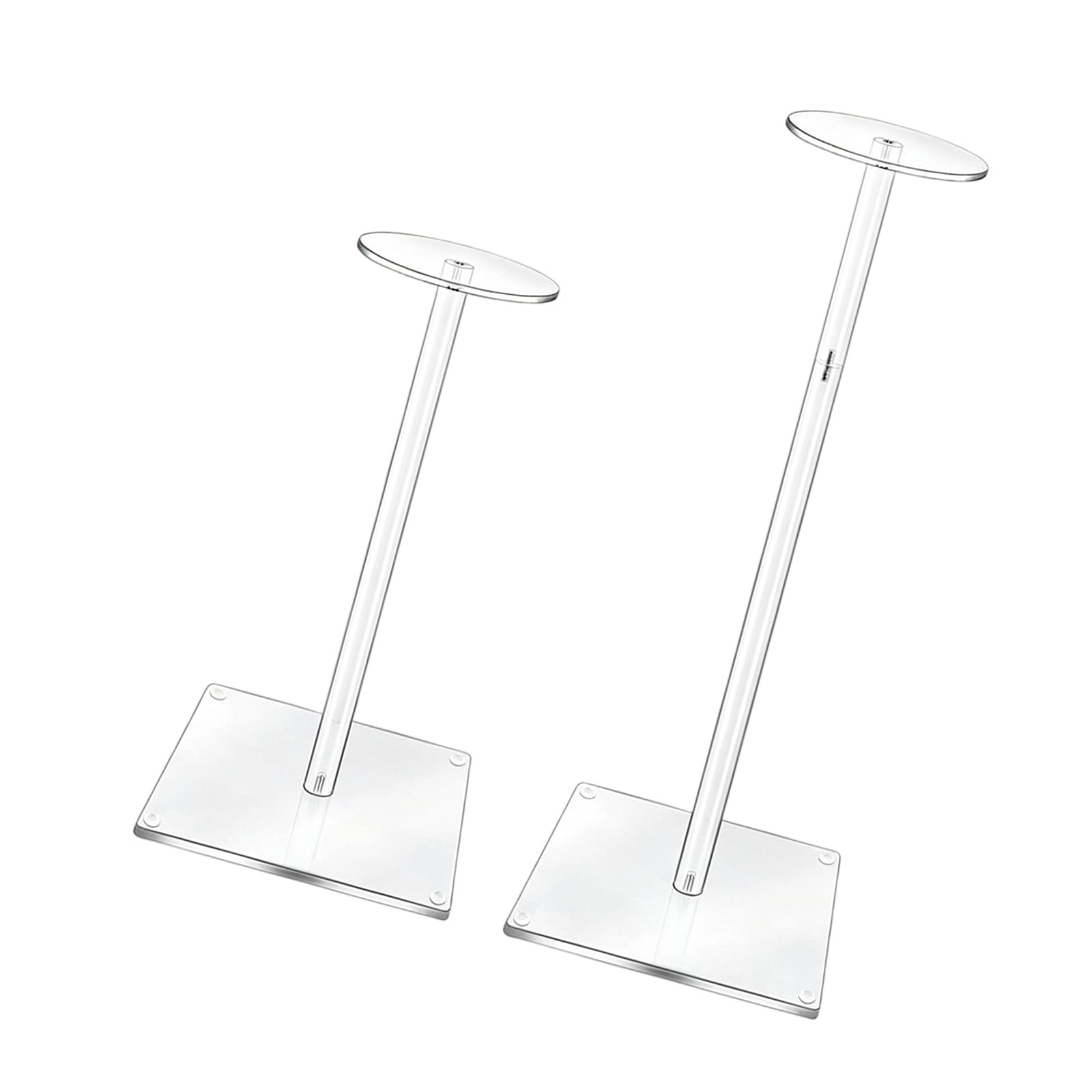 yanzunlrn Multifunctional Acrylic Caps Holder Fashion Wigs Display Rack Acrylic Texture Great for Hat Collection and Exhibits Need Modifiable Hat Rack