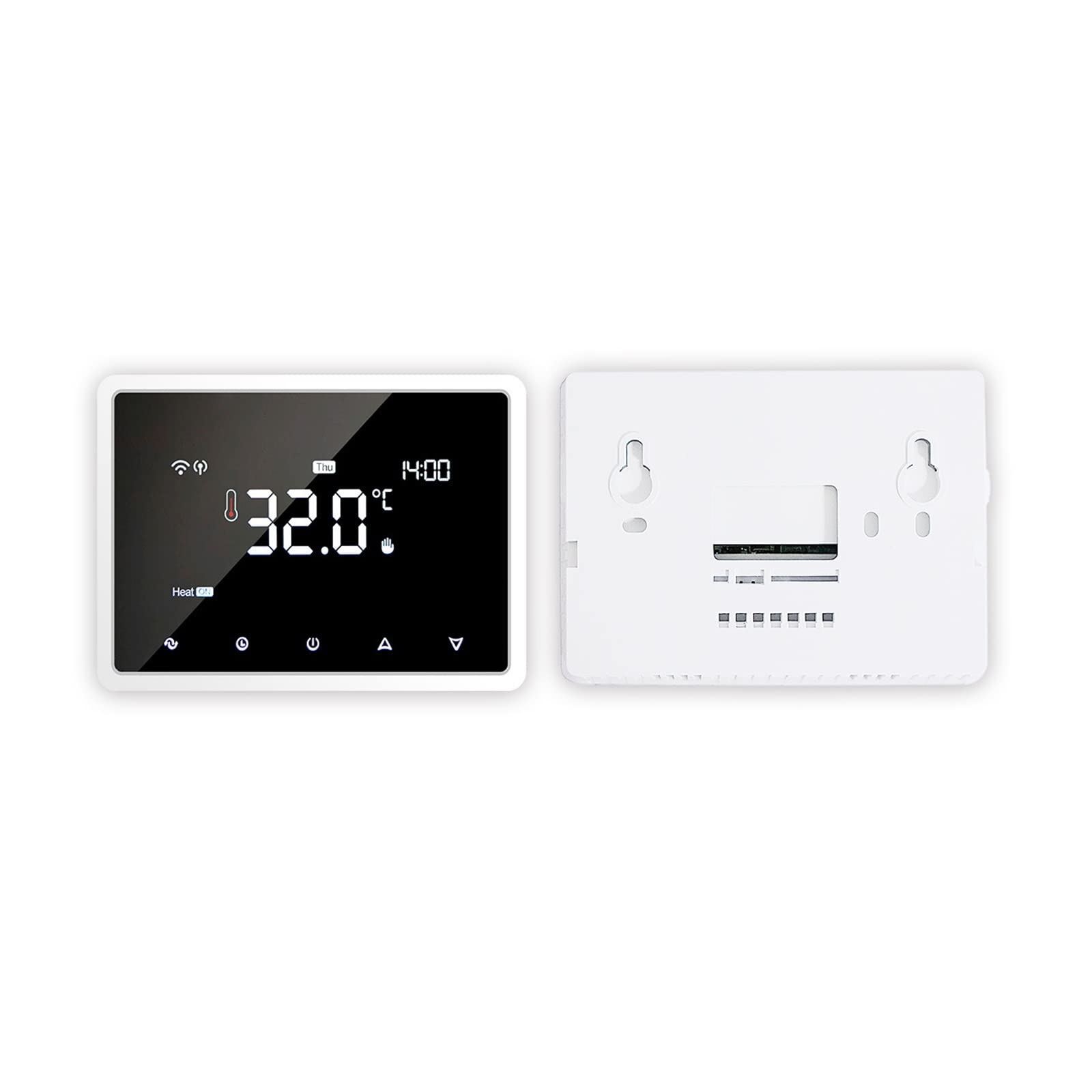 Termometro da interno igrometro digitale Tuya Wireless WIFI Termostato termostato di temperatura di temperatura del riscaldamento del pavimento d'acqua intelligente. Con display LCD