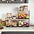 2 Set XXL Stackable Wire Basket with Bamboo Tops & Tag- Pantry Organizer and Storage Bins, Kitchen Counter Cabinet Shelf Countertop Under Sink Organizing, Food Snack Produce Onion Potato Bread Storage