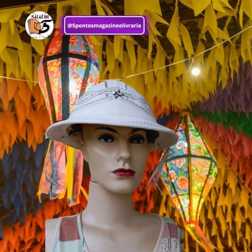 Chapéu DOMINGUINHOS Aba Média Couro Semirrígido 