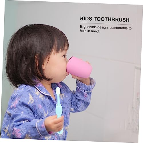 Veemoon 3 Stück Kinder Zahnbürsten mit Bequemen Borsten für Kleinkinder Cartoon Ergonomisch zu Zähnen für Tägliches Zähneputzen – Bild 7
