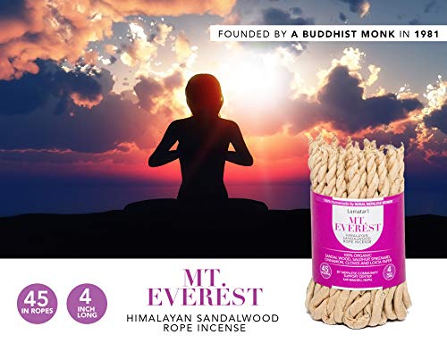 Lamatar1 Bundle Rope Incense Gift Package- 3 Bundle Appr. 135 In Ropes Including Spiral Design Clay Rope Incense Burner #TOP7