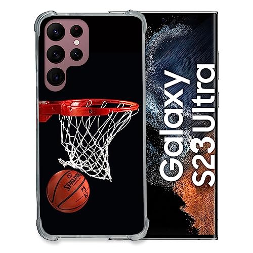 Coque basket Samsung S23 Ultra rigide pour passionnés de sport