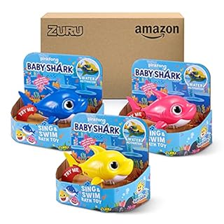 Baby Shark Sing & Swim Bath Toy 3-Pack (B08VRDLPZ1)
