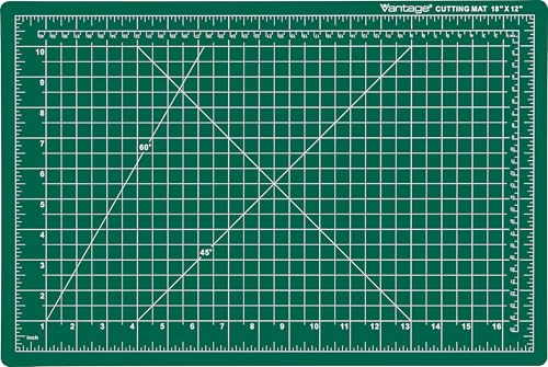 Alfombrilla de corte autorreparable 30,5 x 45,7 cm con rejilla de 12,7 mm