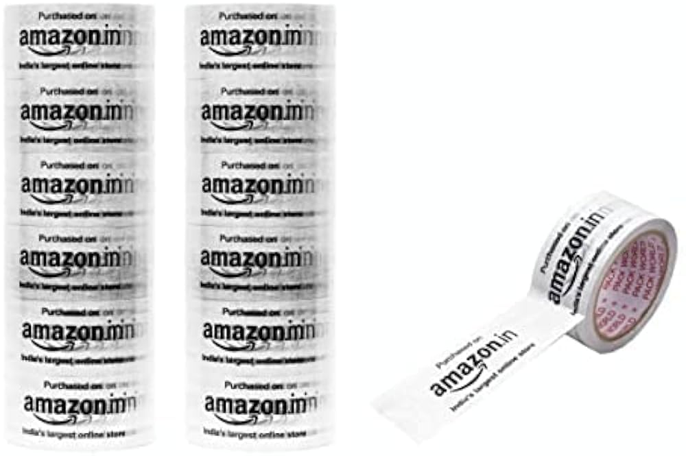 Naughty angels Amazon.in White Packaging Tape Roll 2" Inch - 65 mtr, 40 micron, (Pack of 12) Multipurpose Home, Office Use DIY (B0CB829FXB) Amazon Price History, Amazon Price Tracker