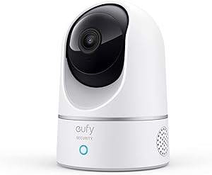 eufy Security IndoorCam E220 Wireless Indoor Camera, 2K Pan & Tilt, WiFi Surveillance Camera, AI Human and Animal Detectio…