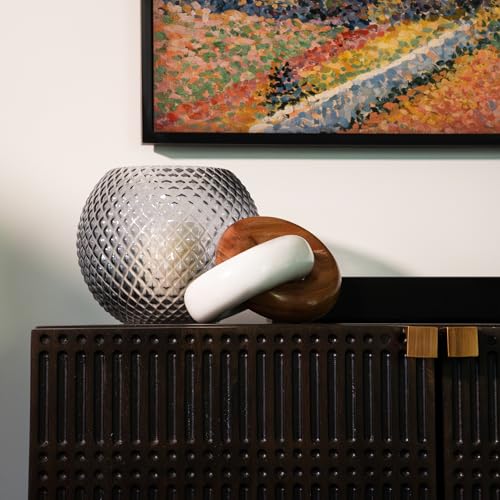 Cork & Mill Marble and Wood Knot Decor - Decorative Object for Shelves, Bookcase, Console, Mantel or Side Table - Entryway Decor Item - Coffee Table Centerpiece for Living Room - Handcrafted Accent - Image 5