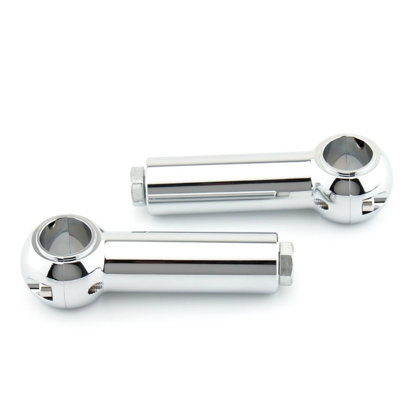 Moto Riser Per Cruiser Per Choppers Per Metriche Tutte Le Motociclette Con Diametro Barra Da 2,5 Cm/ 1" Maniglia Da 4 Pollici Kit Riser Manubrio Manubrio Riser Morsetto(4 Inch-Black)