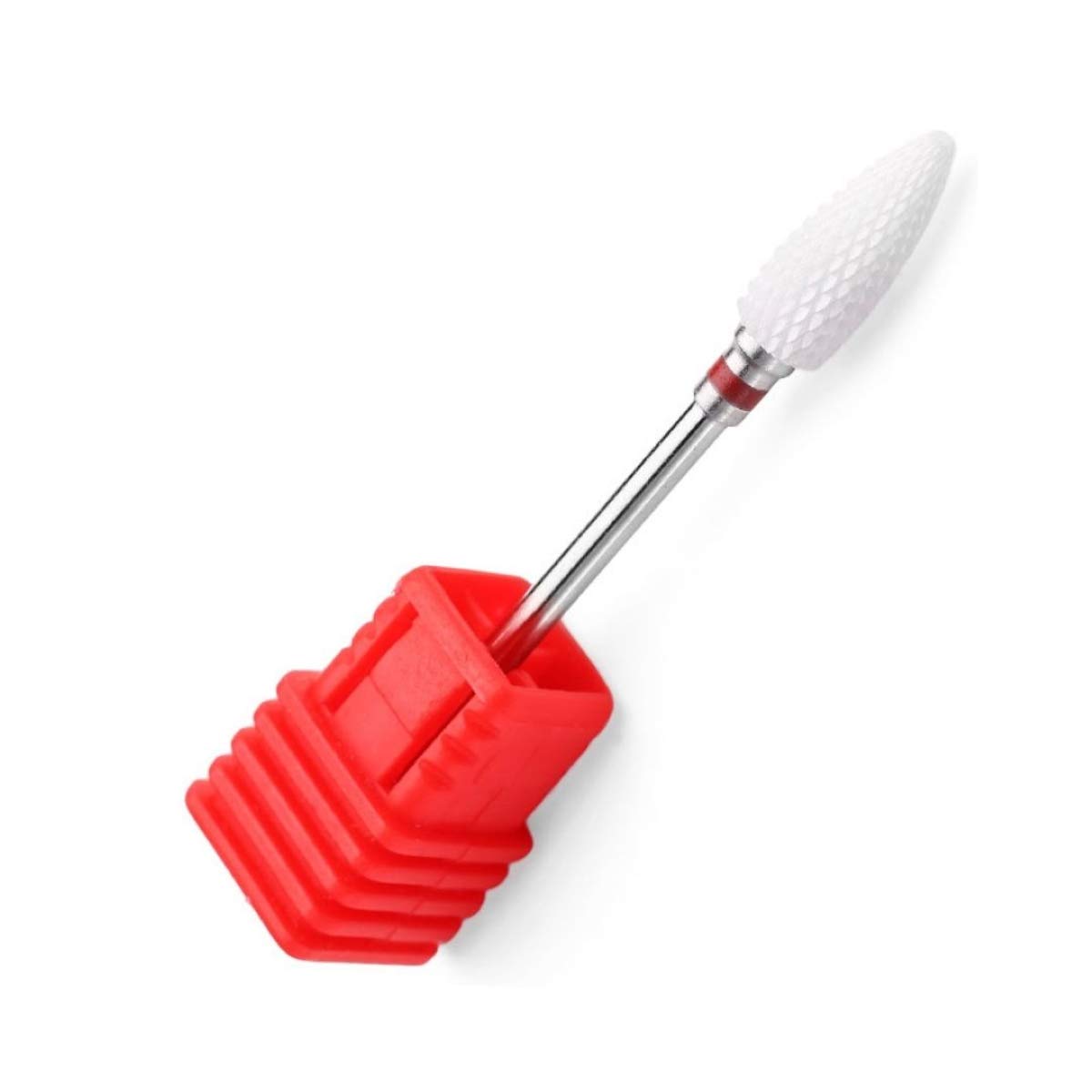Natury Nails Fresa de Cerámica para Torno de uñas. Manicura, Pedicura, Esmaltes, Uñas Acrílicas y Uñas de Gel. Forma Balón/Maíz (Grano Fino)
