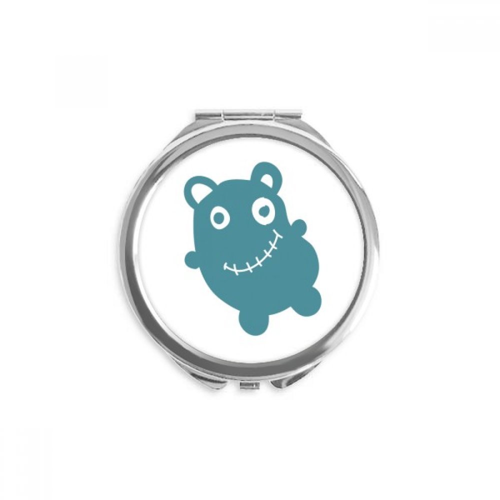 Miroir de poche alien ours cosmétique compact accessoire beauté portable multicolore