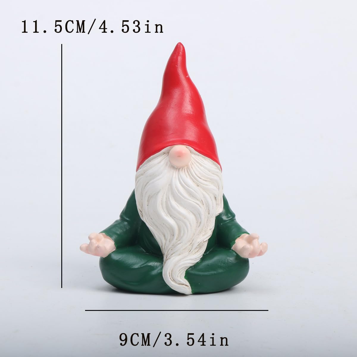 Statue De Nain De Jardin, Figurine De Nain De Jardin Zen Resign