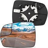 LOIYLLEN Driver Side Mirror Replacement for Ford Edge 2015 2016 2017 2018 - Left Side Mirror Glass, Rear View Mirrors Glass with Power Heated