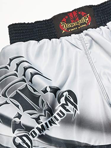 Calção Short Muay Thai - 2798 - Prata - M