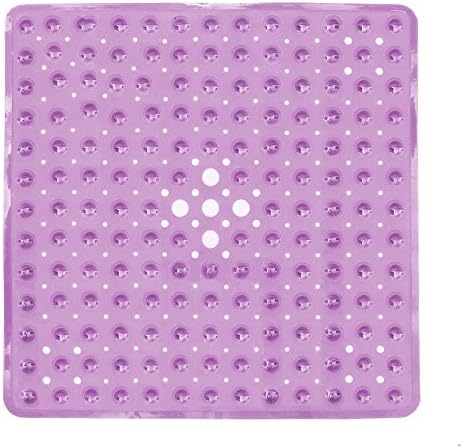 Shower Mat Anti-Slip Phthalate Free,Latex Square PVC Bath Mat by RUNYUU