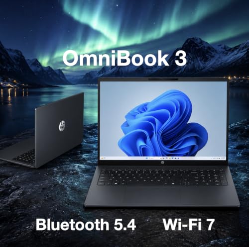 Image of HP OmniBook 3 ULTRA THIN & LIGHT Laptop 16.0 inch 60Hz Touchscreen IPS WUXGA