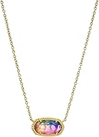 Vista 92 de Kendra Scott - Collar Elisa con dije para mujer, joyería de moda, chapado en oro de 14 quilates