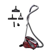 Hoover XARION PRO XP81_XP25011 Aspirapolvere a Traino, Senza Sacco, Multiciclonico, Spazzola Parquet, Filtro Hepa, 800W, Rosso