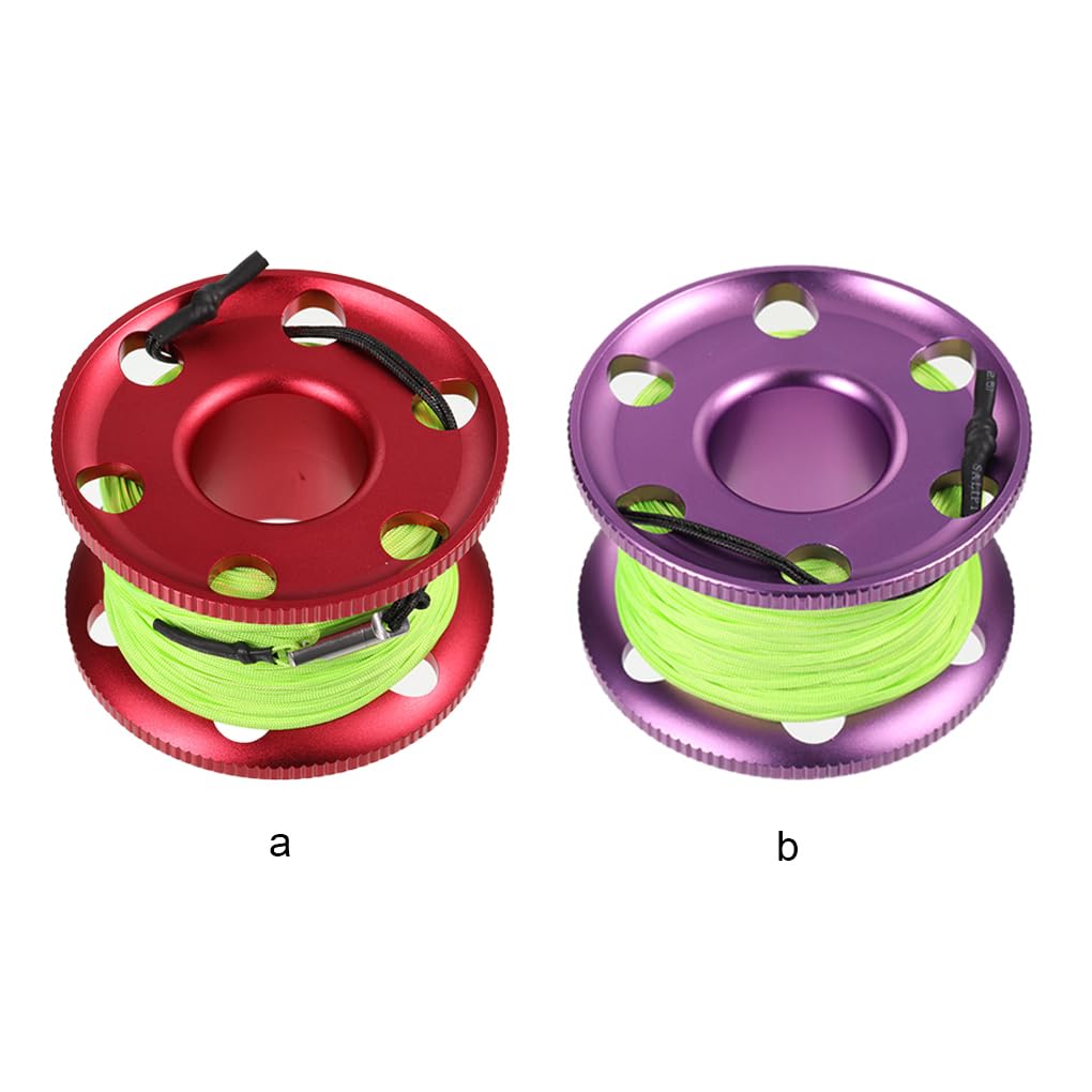 Dive Reel Rope Cave Tech Spool Professionale con Forniture