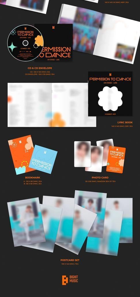 Permission to Dance On Stage - Live CD (Connect ver.) + Extra photocards