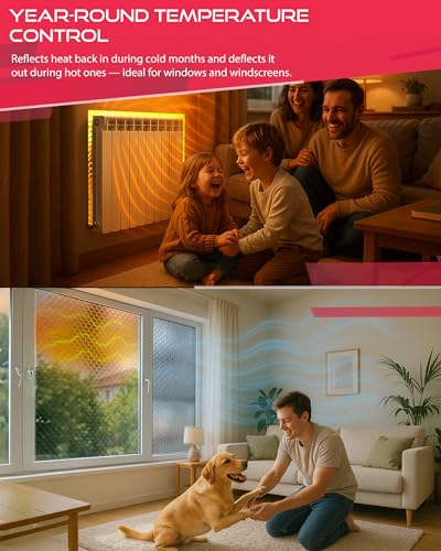 Reflective Radiator Foil – Energy Saving Insulation with 3M Self-Adhesive Pads – Easy to Install,Cut to Size – Reduce Heat Loss & Lower Bills – 3pk Covers 27+ Radiators (15m x 60cm) - Image 6