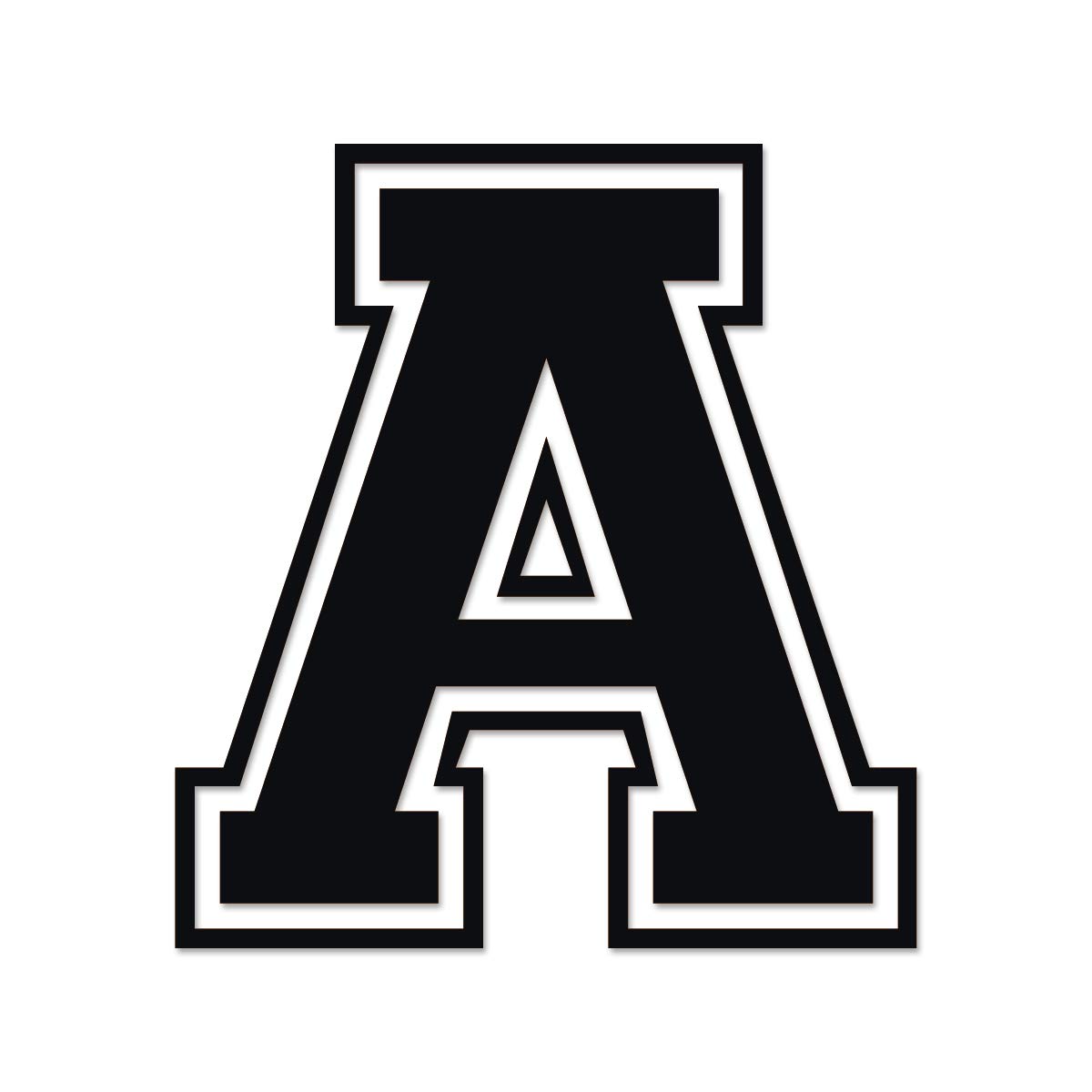 Varsity Letter A Black ubicaciondepersonas.cdmx.gob.mx