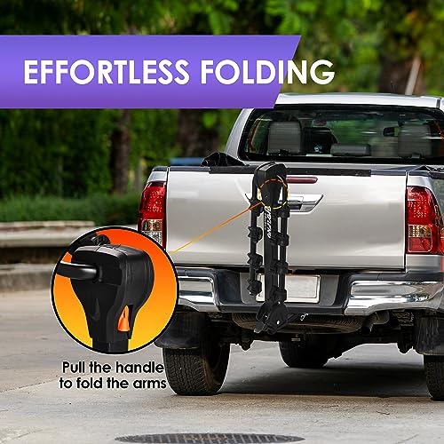Image of Young Electric Hitch Mounted 4-Bike Rack-Over Arm Style